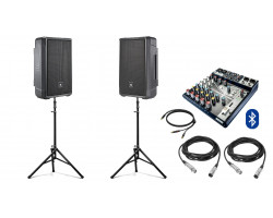 Акустическая система JBL IRX112BT с Bluetooth + микшер | 2x650Вт